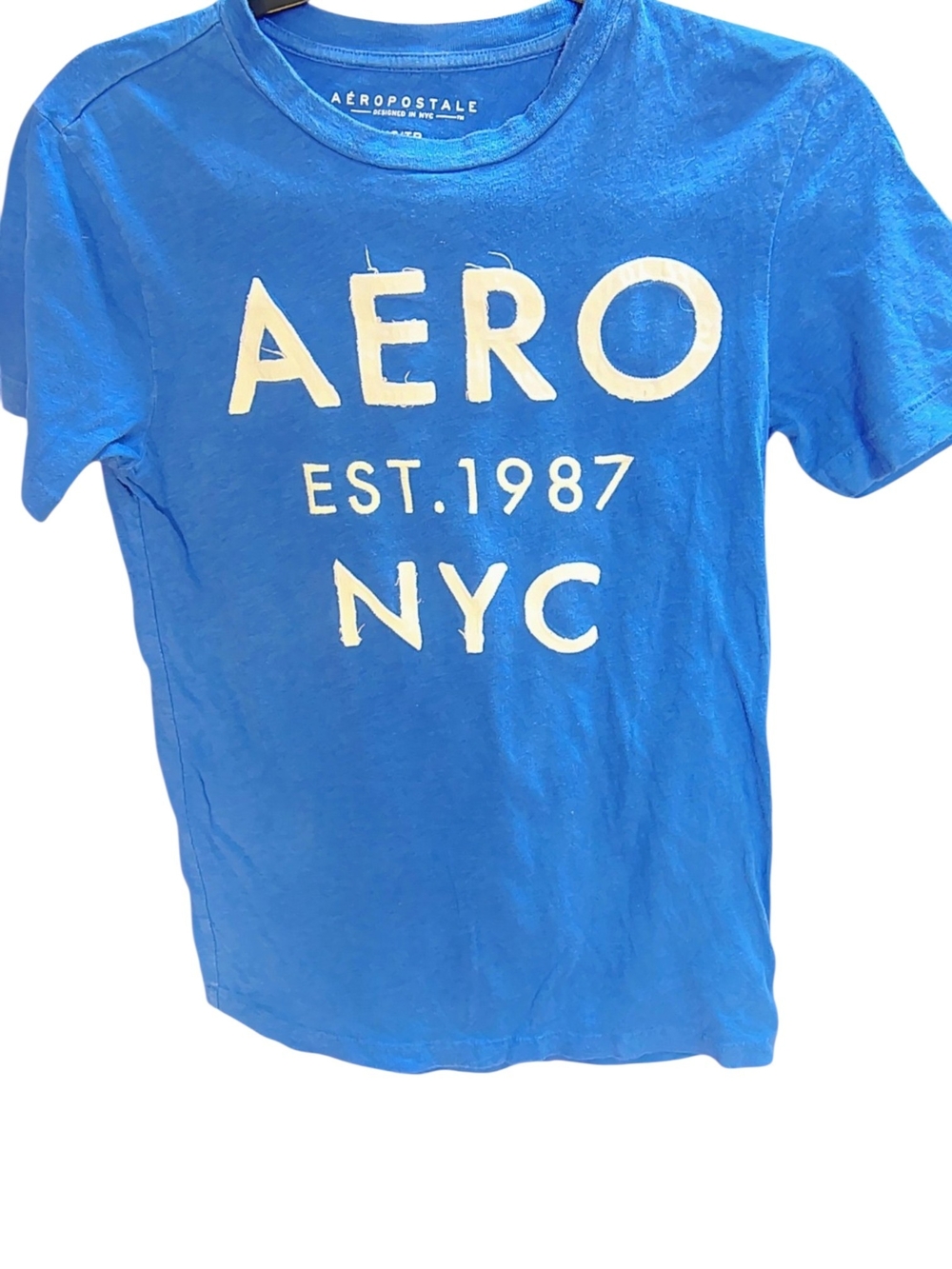 Aeropostale Blue 'AERO EST.1987 NYC' Graphic Tee